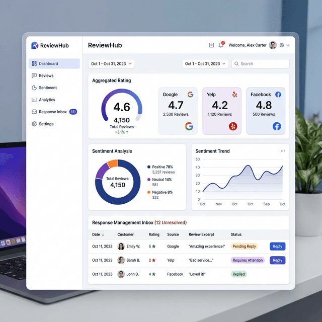 ReviewManagement interface preview